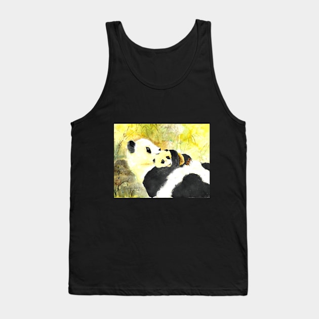 Panda Tank Top by Cwang